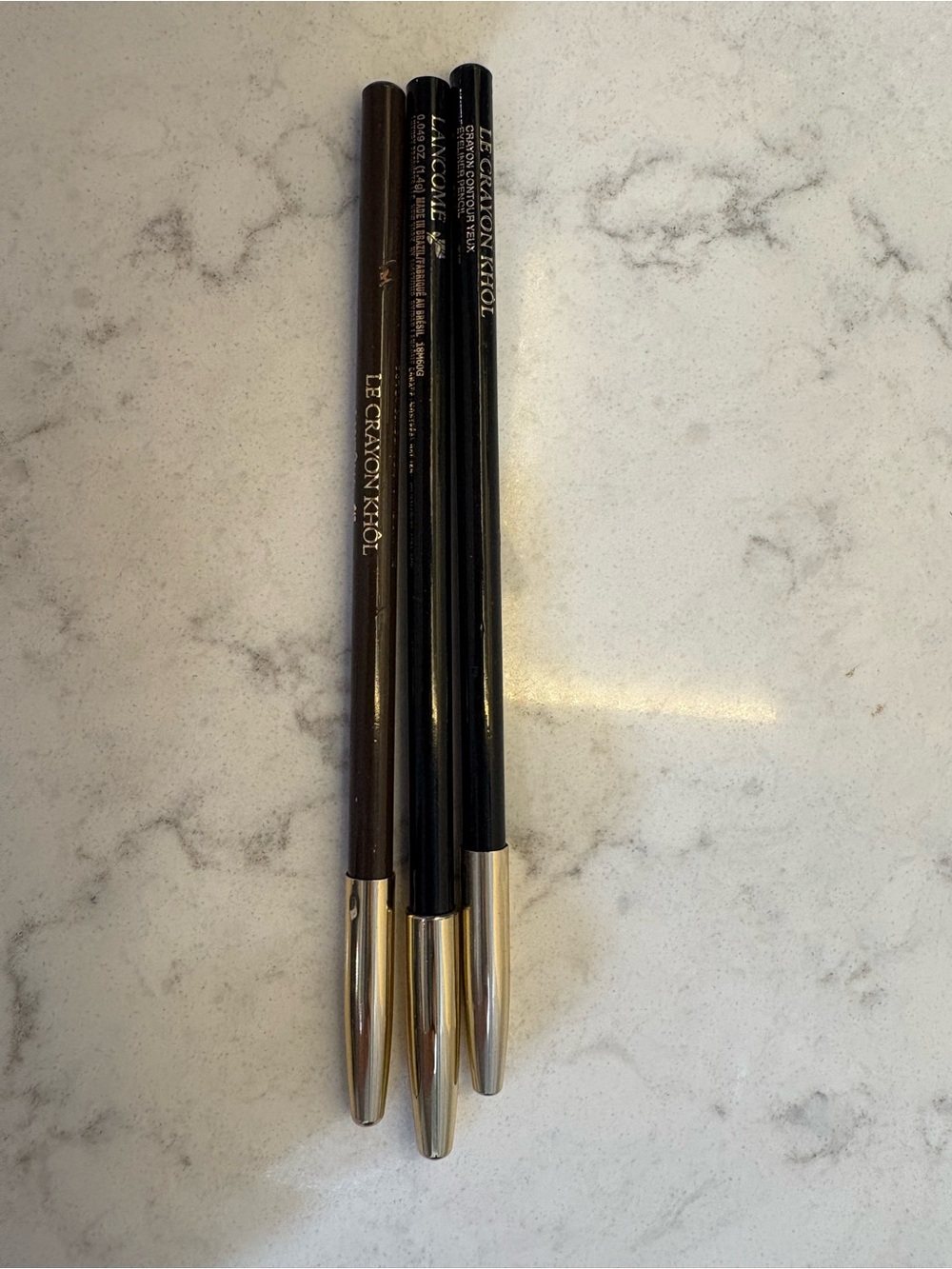 Lancome Le Crayon Khôl Eyeliner Pencils in Black and Dark Brown